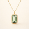 Zachte gouden ketting met elegant hartje