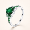 Elegante witgouden ring met verfijnd ontwerp
