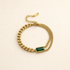 Elegante gouden armband met verfijnde details