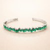 Elegante witgouden armband met verfijnde details