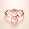 Elegante ring in roségoud met verfijnd ontwerp