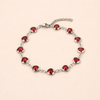 Elegante witgouden armband met verfijnde details
