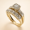 Elegante gouden ring met verfijnde details