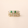 Elegante zilveren ring met opaal