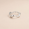 Golven - Zilveren Ring