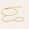 Elegante zilveren armband met verfijnde details