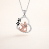 Schattige Hartvormige Hondenhanger Ketting