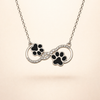 Infinity Symbool Hanger Ketting met Zirconia