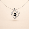 Schattige Pootafdruk Clavicle Ketting