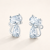 Vintage Zirconia Kat Oorbellen