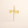 Vintage Gouden Libelle Oorbellen