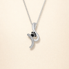 Schattige Pootafdruk Hanger Ketting