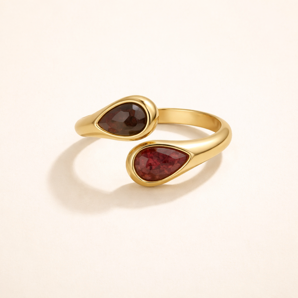 Tiger Eye Stone Wrap Ring