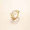 Gouden Blad Ring