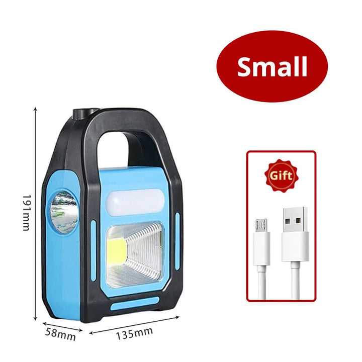 BrightCharge - Solar USB Campinglamp & Powerbank - LED Licht voor Buiten