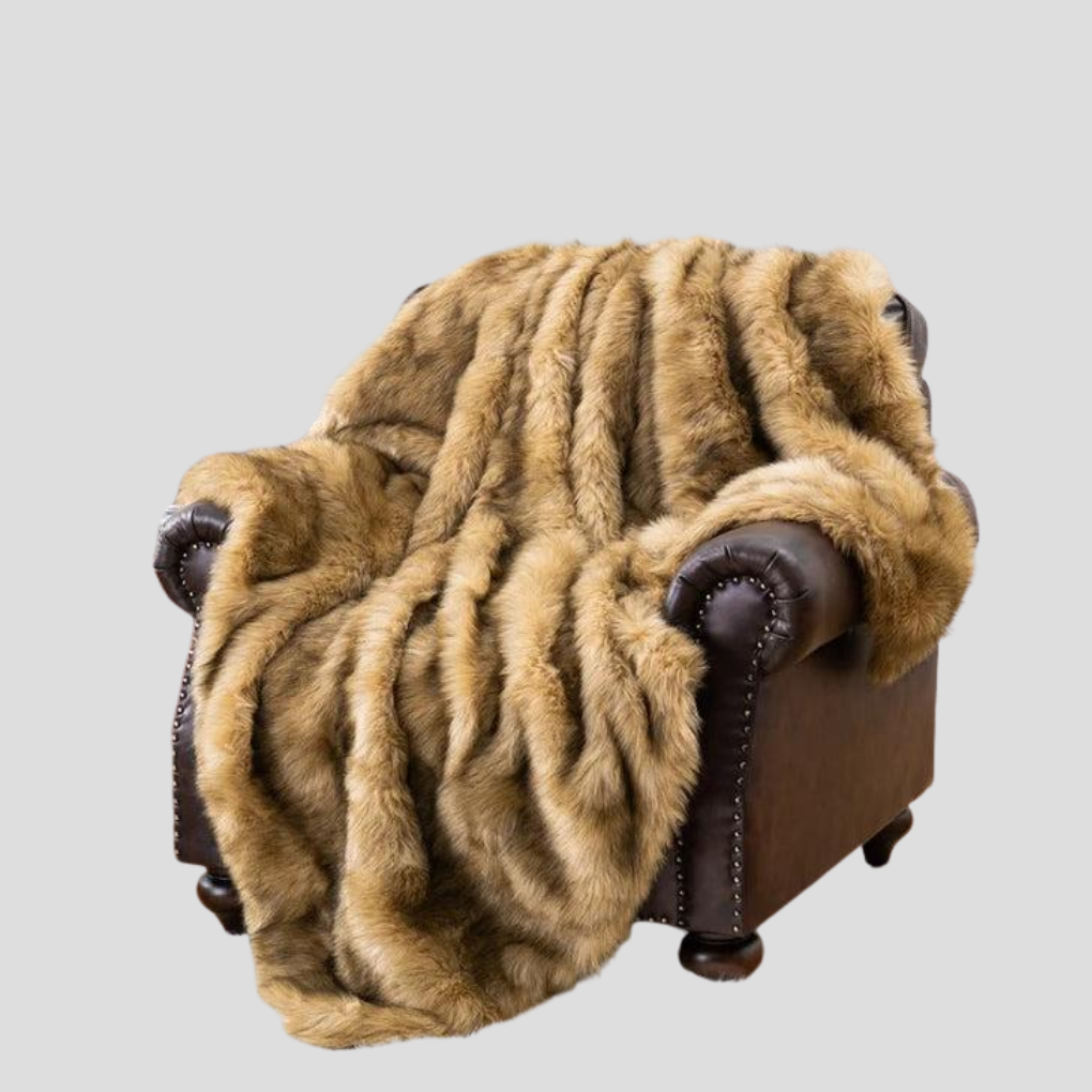 Luxe imitatiebont deken