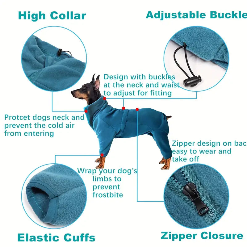 PawProtect - Winddichte Winterjas Voor Honden Met Volledige Bescherming