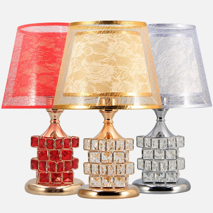 LumiLux - Elegante Kristallen Tafellamp met Dimbare LED Verlichting