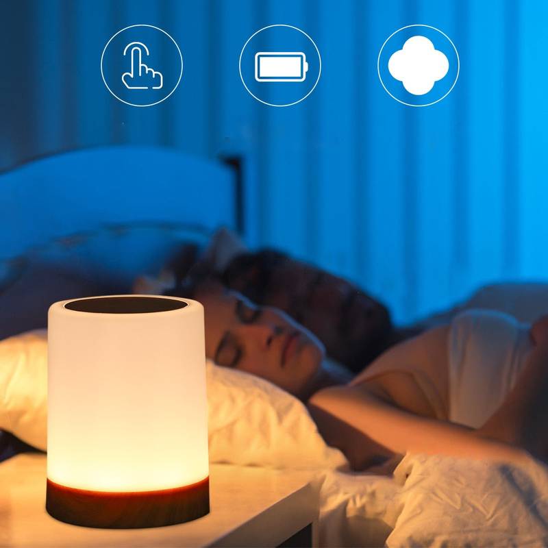 GlowLyte - Draagbare Touch Lamp met Instelbare Sfeerverlichting