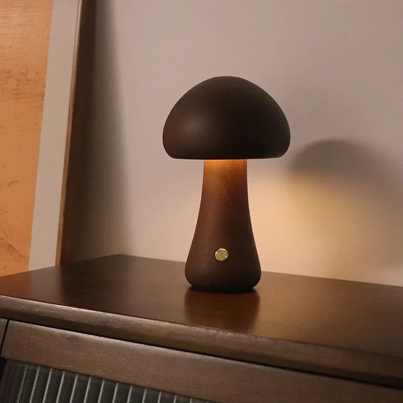 GlowShroom - Sfeervolle LED Tafellamp met Touchbediening en USB-oplaadbaar
