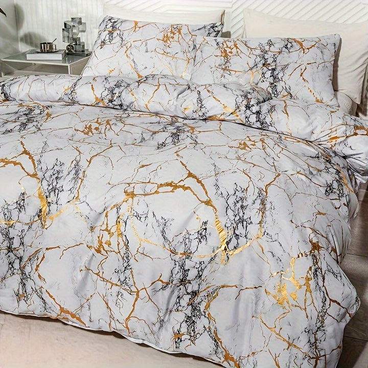 Elegante dekbedovertrekset voor slaapkamerdecor