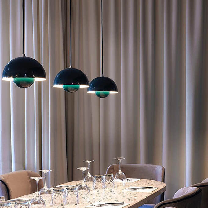 Nordic hanglamp met koepel eigentijdse minimalistische plafondverlichting