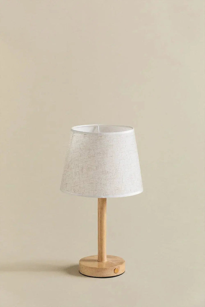 BrightLuxe - Draadloze Houten LED Tafellamp voor Sfeer en Comfort
