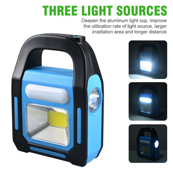 BrightCharge - Solar USB Campinglamp & Powerbank - LED Licht voor Buiten