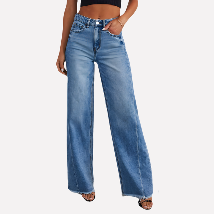 Vrouwen Wijd Pijpen Jeans