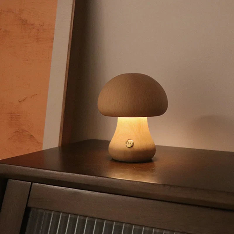 GlowShroom - Sfeervolle LED Tafellamp met Touchbediening en USB-oplaadbaar