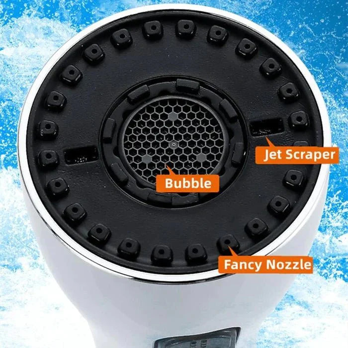 EasyFlow - 360° Draaibare Kraankop Met 3 Sproeistanden Voor Moeiteloos Schoonmaken