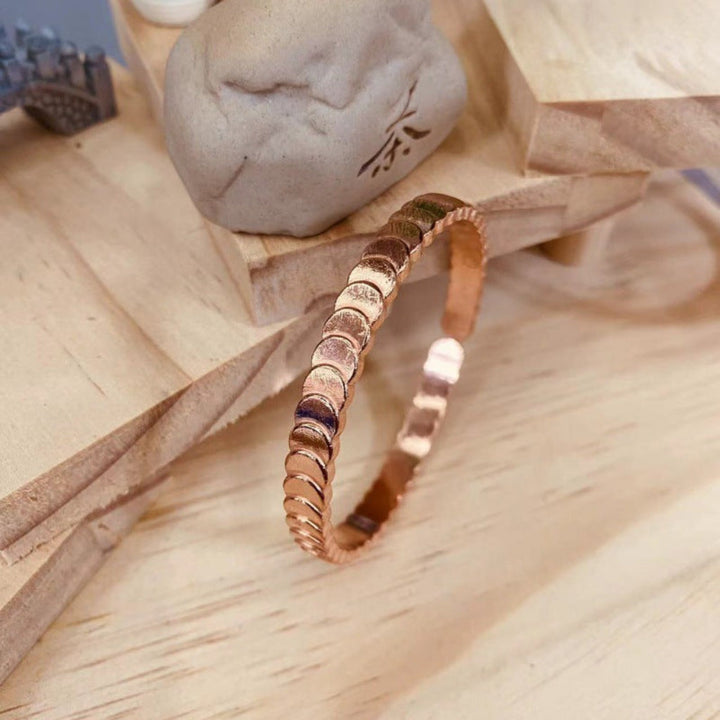 High-end Stepped Bracelet Shimmering Bangle For Women