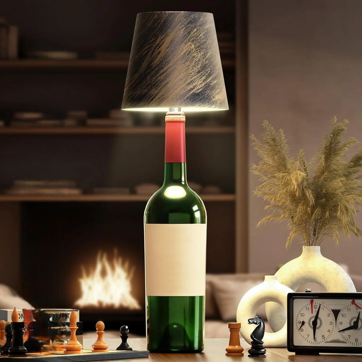 GlowLuxe - Draagbare LED Fleslamp met Touch Bediening en Dimbare Helderheid