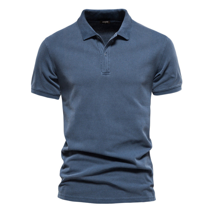 Summer Men's Cotton Short Sleeved T-shirt