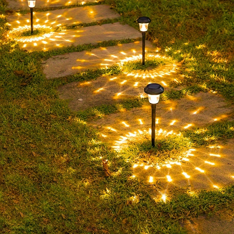 SunGlow - Zonne-energie LED Tuinlampen Set (6 Stuks) | Energiezuinig & Stijlvol