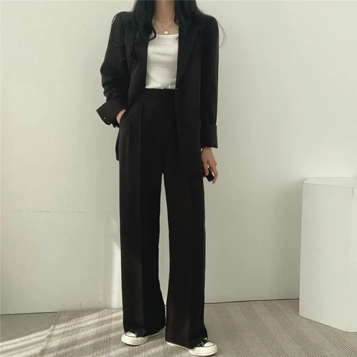 Tweedelige Blazer Set Dames