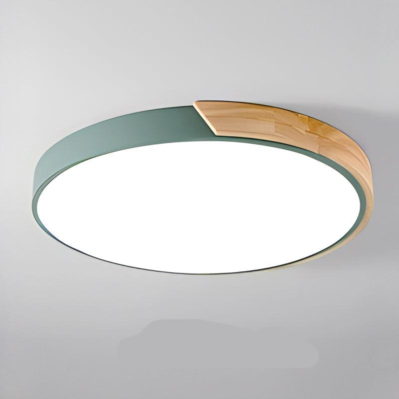 Dunne ronde plafondlamp, modern minimalistisch licht voor je huis