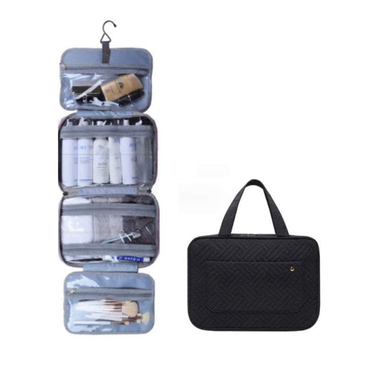 Travelique reisorganizer voor cosmetica | Compact en waterdicht | Met 4 vakken en 360° haak | Voor dames en heren