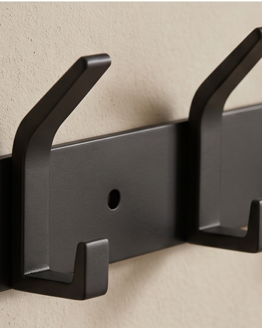 Aluminium wandhaken – 3, 4, 5 of 6 haken | Handdoekhouder voor de badkamer