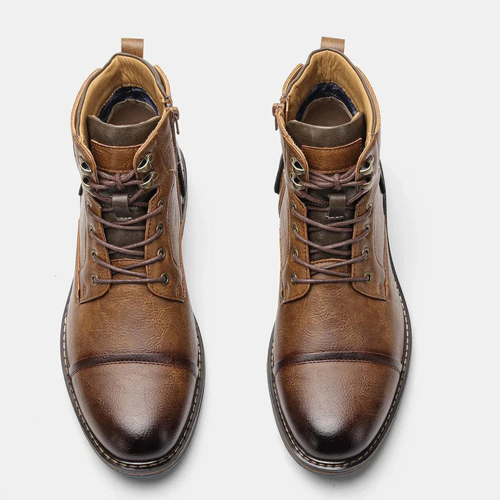 Vintage leren herenboots - Orion