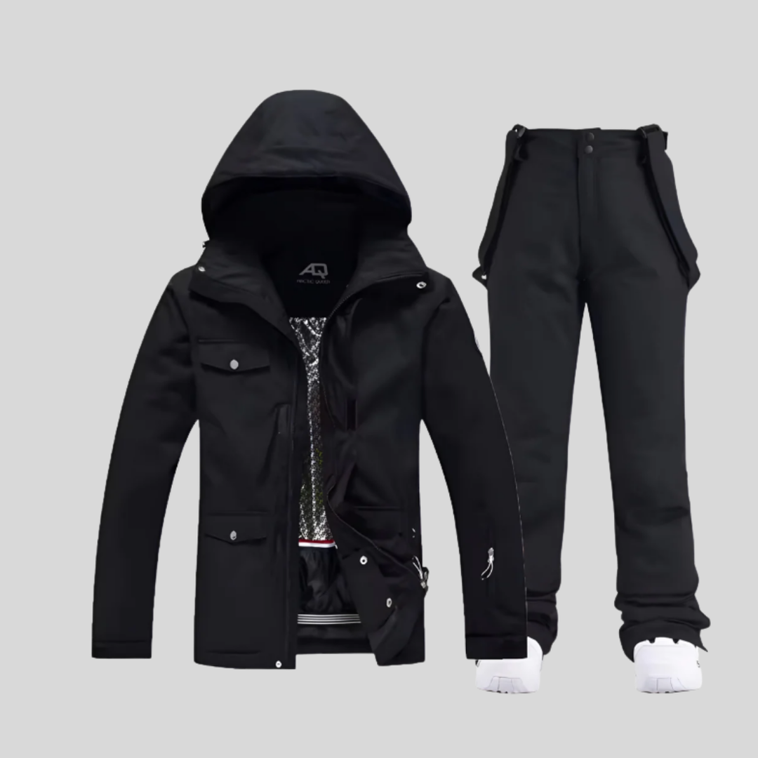 Dames ski-jas en -broekset, functionele winteroutfit