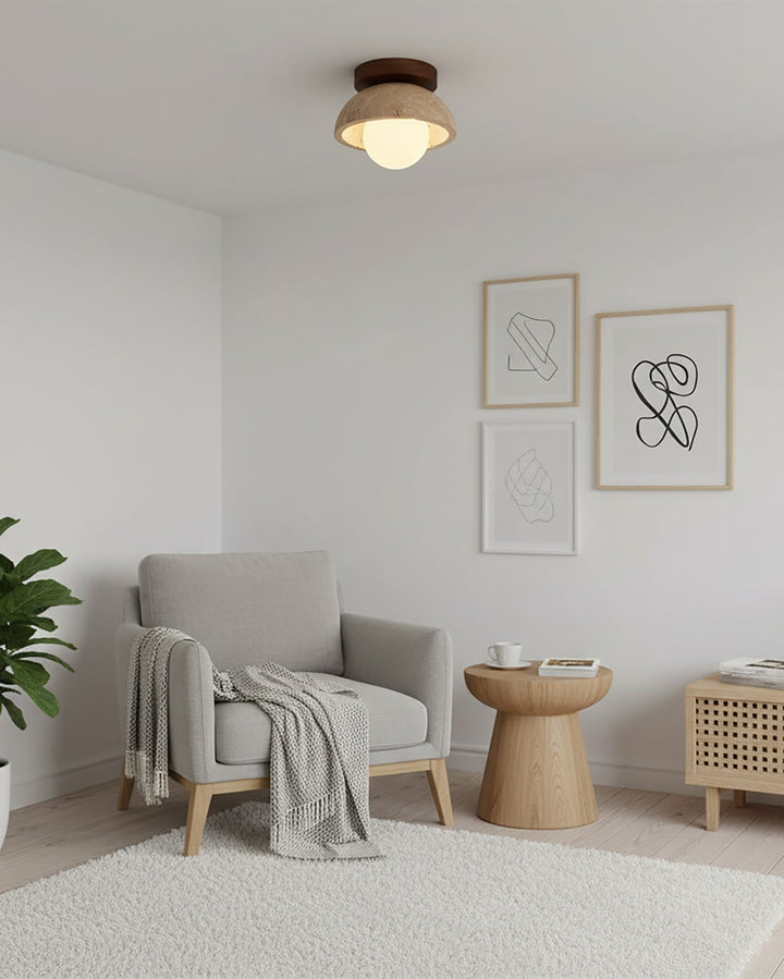 Compacte plafondlampen voor eigentijdse woningen