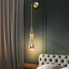 Druppelvormige wandlamp met warme glans - Solena