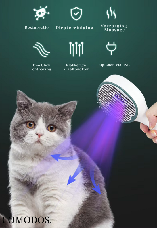 PestGuard™ Pro Borstel |  Bescherm Je Huisdier, Verwijder Verborgen Bedreigingen