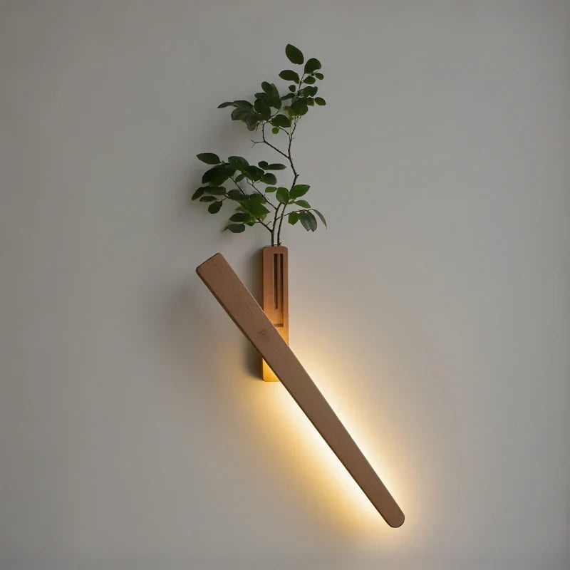 Wandlampen met ingebouwde vaas en instelbare gloed