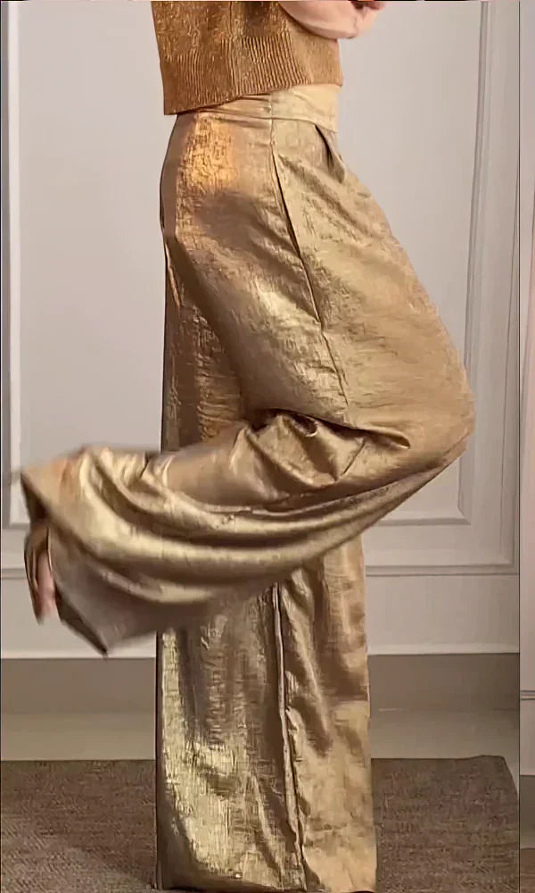 Chique goud -  tweedelige set