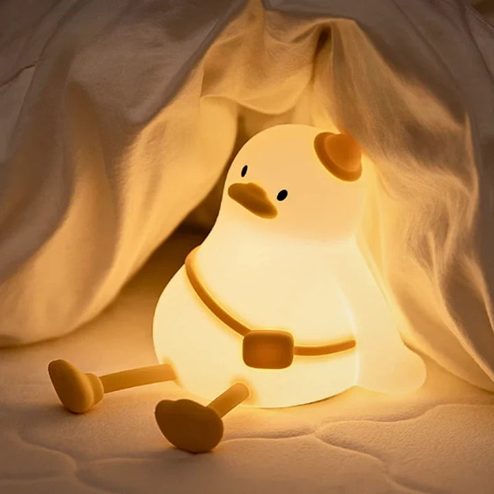 Schattige LED-nachtlamp, instelbare helderheid met slaaptimer