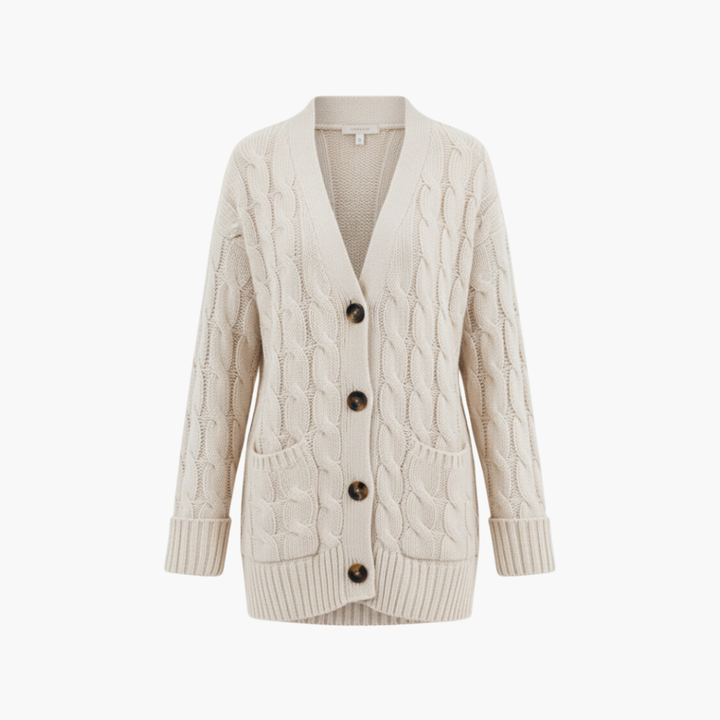 Dames Cardigan met Knopen en Zakken