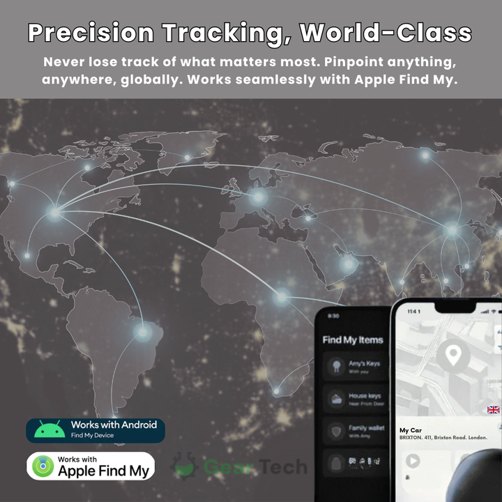24/7 GPS-voertuigbeveiligingstracker, compatibel met Android & iOS