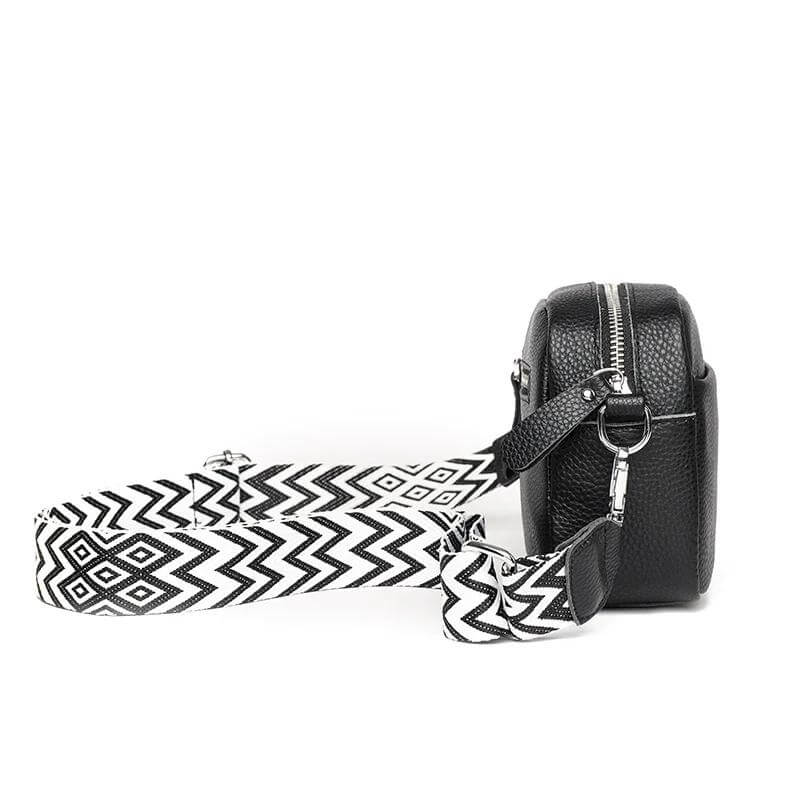Stijlvolle leren handtas - schoudertas dames